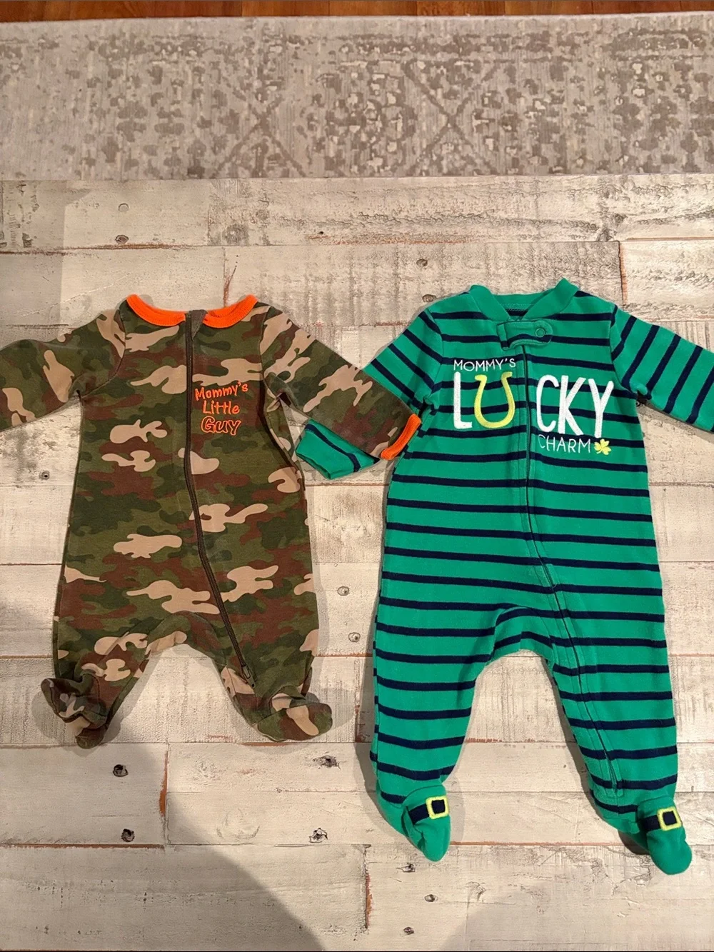 Carter’s Preppy 8 Piece 0-3 Months Capsule Wardrobe Baby Clothes Bundle